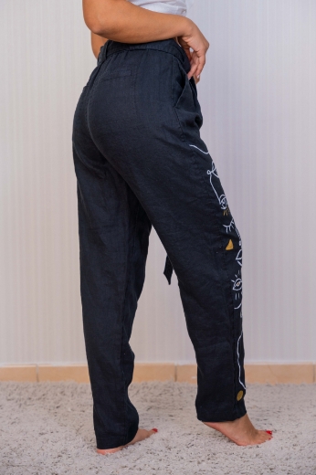 Picture of Black African Design Jeans