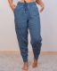 Picture of Light Blue Women's Jeans: African Theme