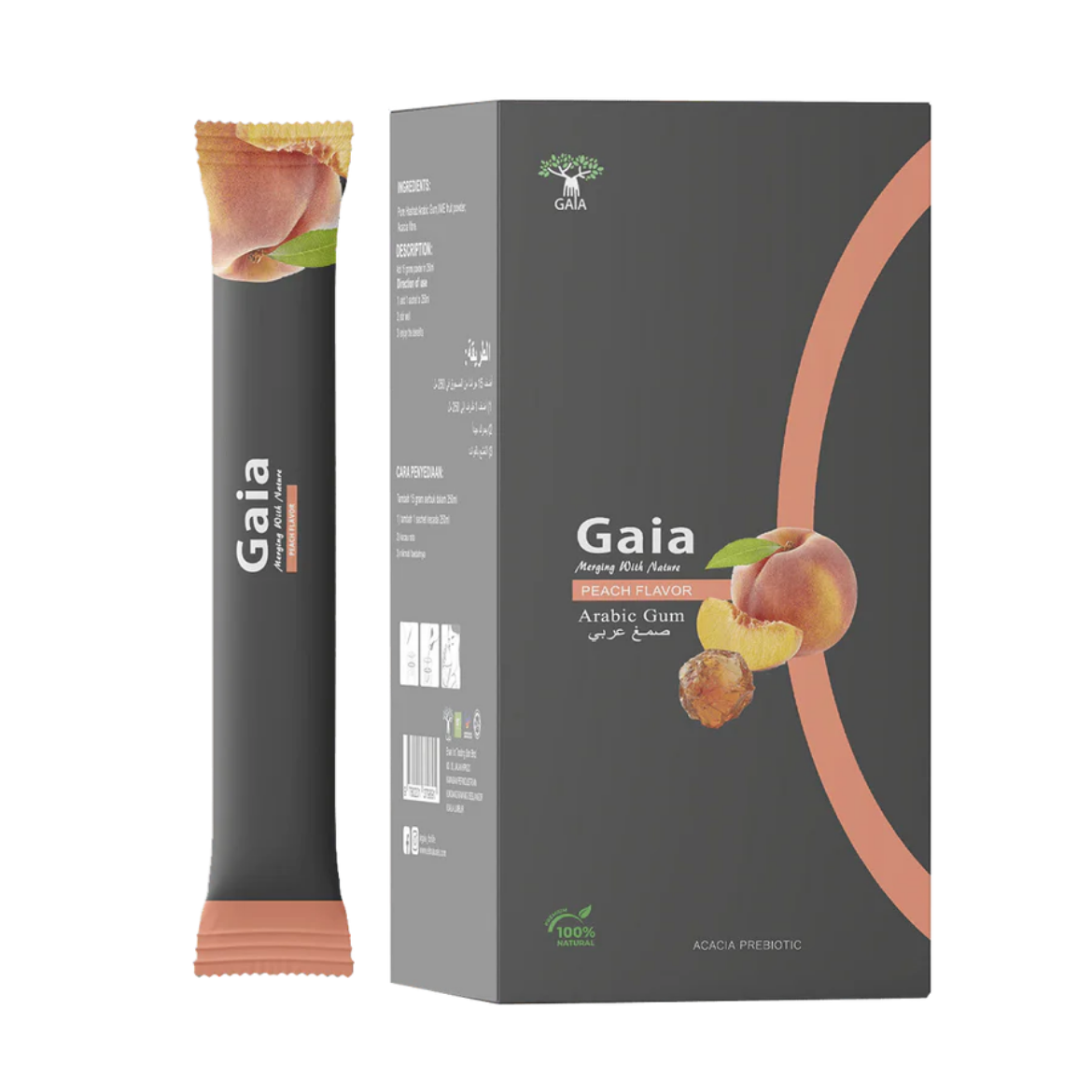 Picture of Gaia Flavored Gum Arabic 15 Sachets