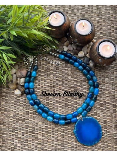 Picture of Handmade necklace With natural stones 