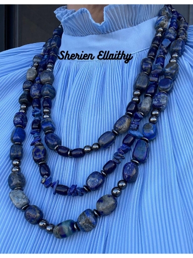 Picture of Handmade necklace With natural stones 