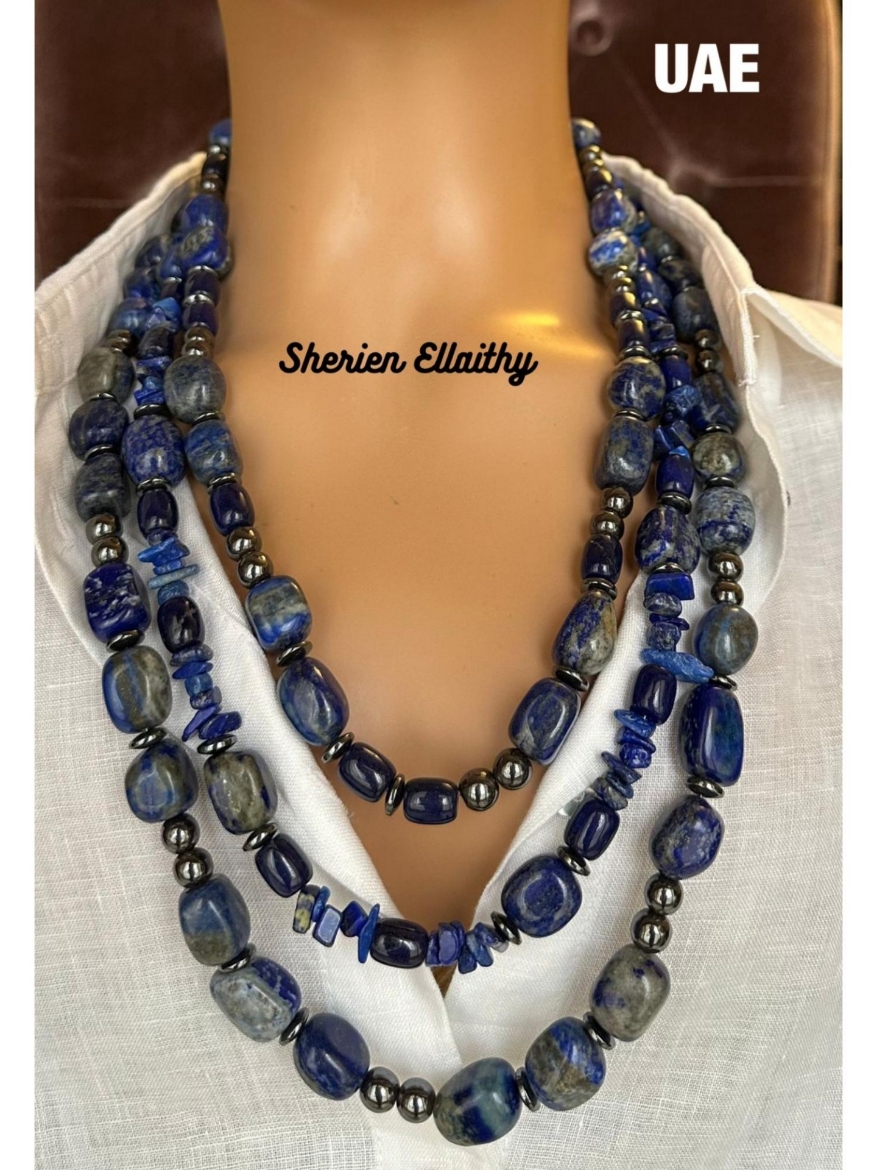 Picture of Handmade necklace With natural stones 