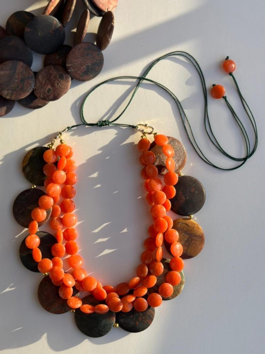 Picture of Handmade necklace With natural stones 