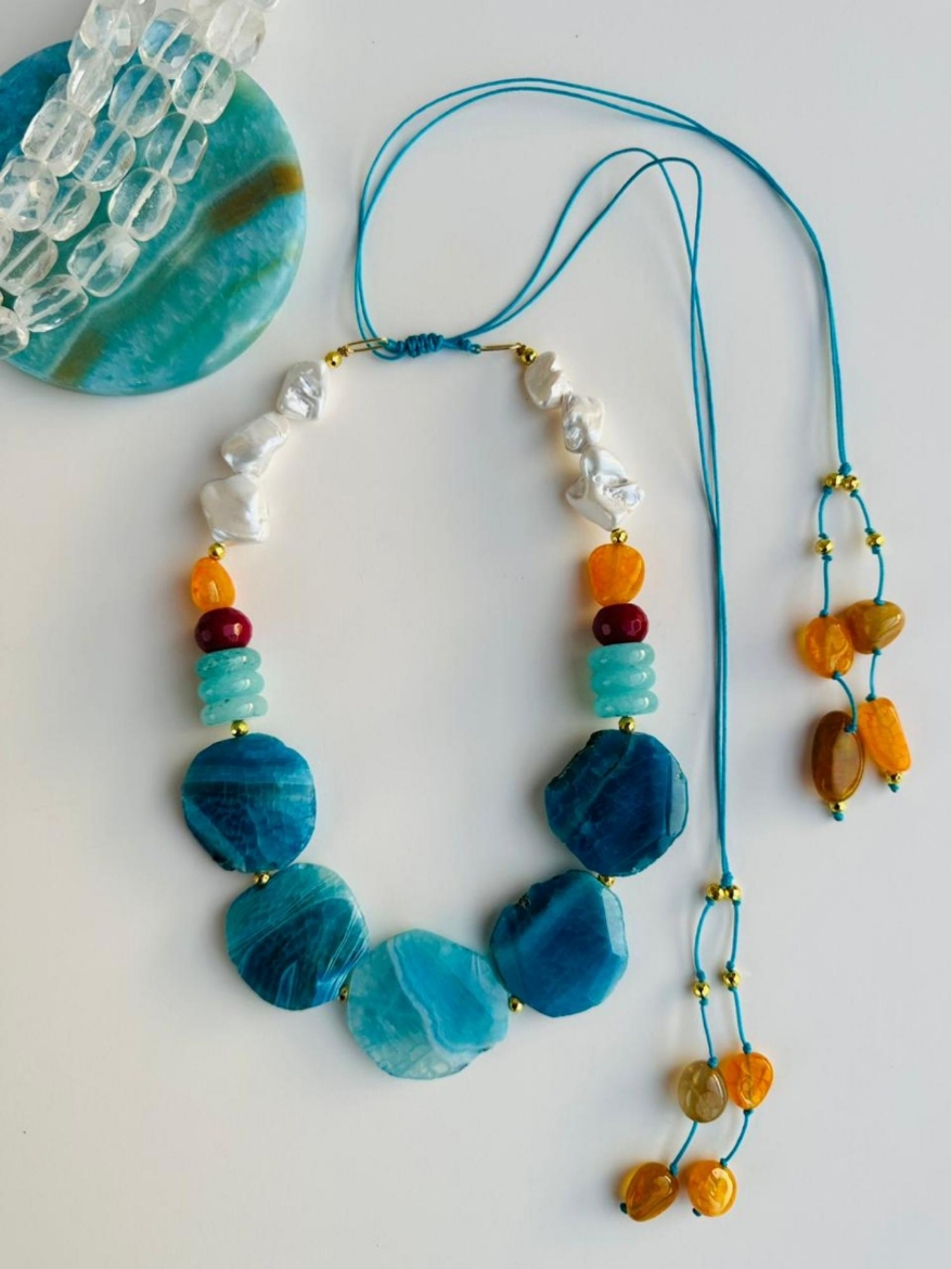 Picture of Handmade necklace With natural stones