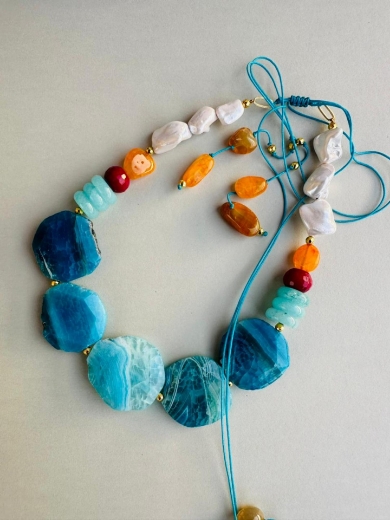 Picture of Handmade necklace With natural stones