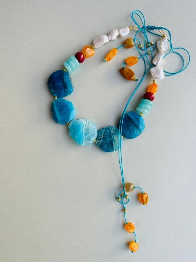 Picture of Handmade necklace With natural stones