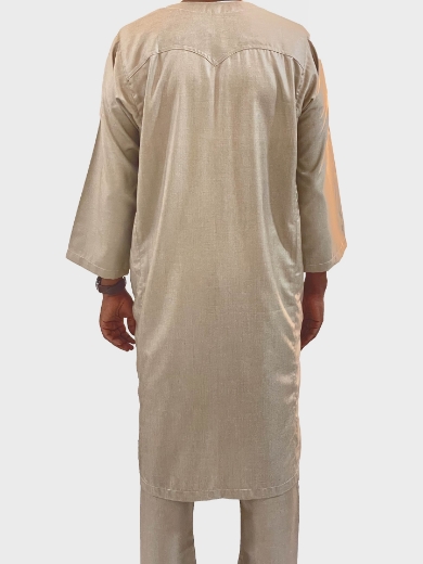 Picture of Ala Allah Light brown plain back with Two pockets