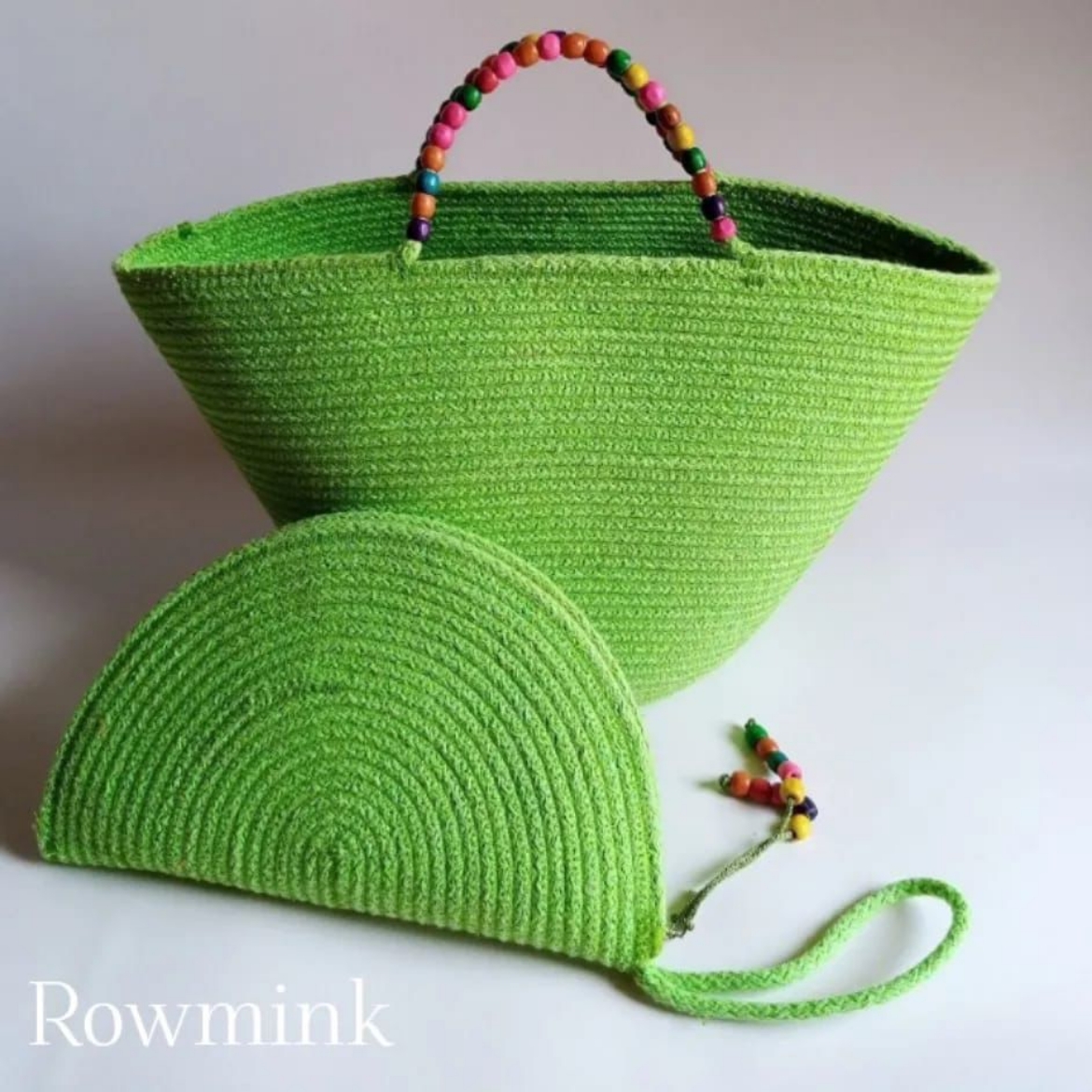 Picture of handcraft Spanish cotton bag   