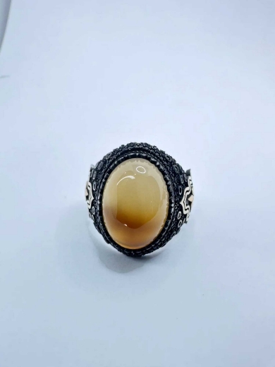 Picture of Brown agate ring