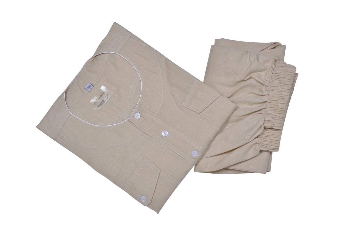 Picture of Ala Allah Beige traditional with Two pockets