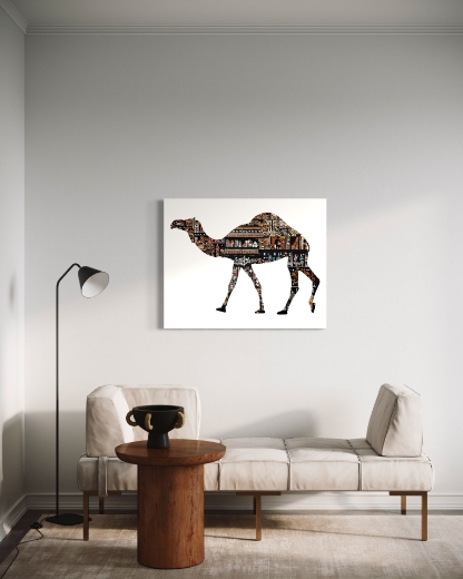 Picture of Collaged Camel 