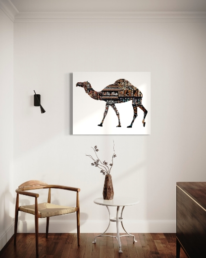 Picture of Collaged Camel 