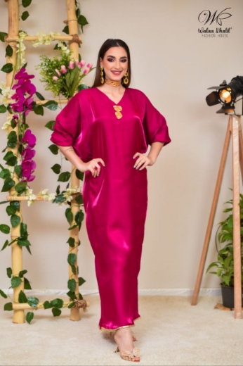 Picture of Gold and Fushia Daraa, soft fabric 