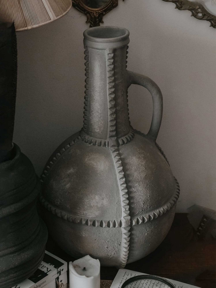 Picture of  Grey  textured vase