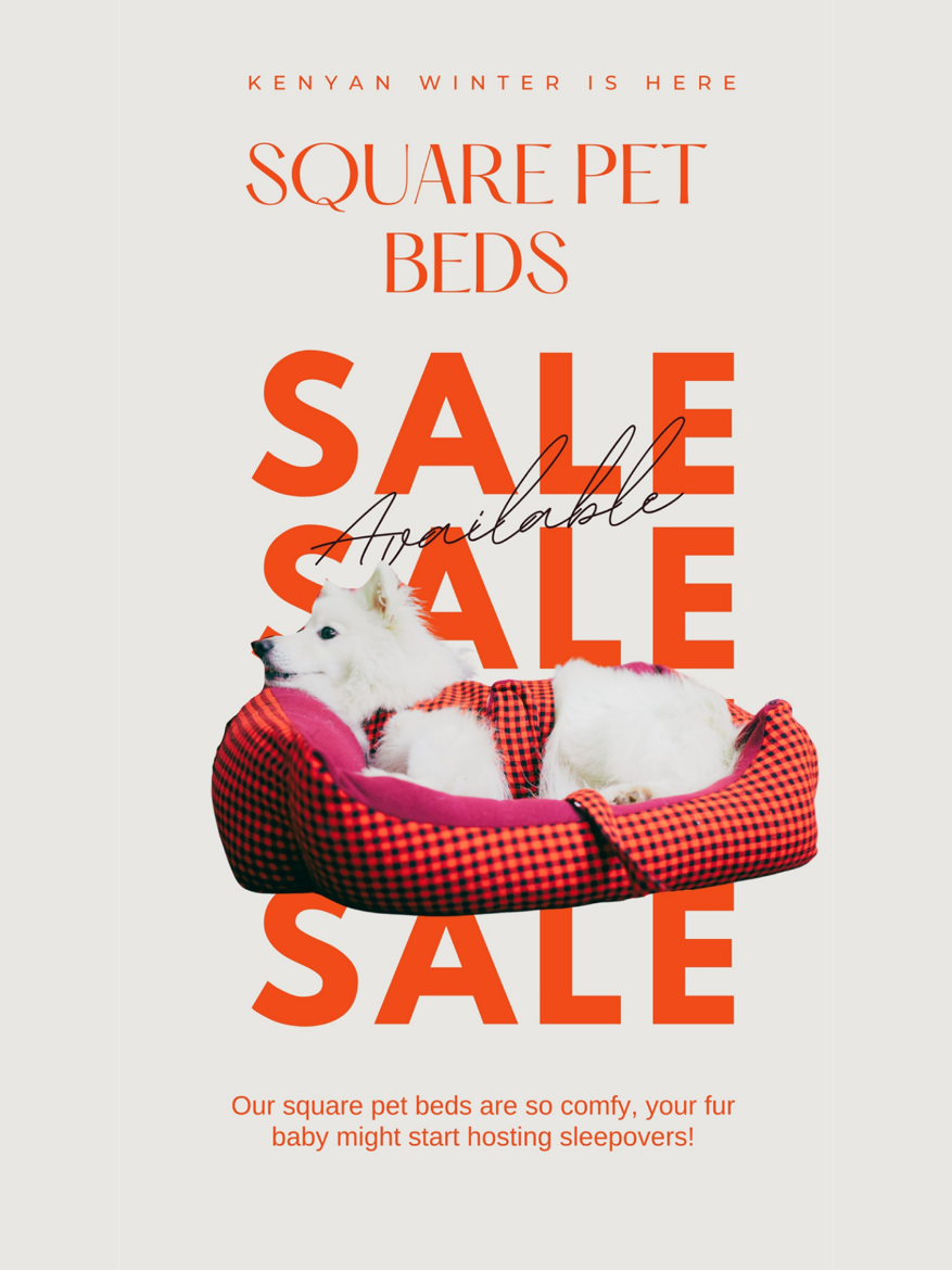 Picture of  Pet square beds