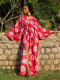 Picture of Red Spring Maxi Kimono