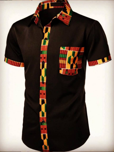 Picture of unisex African semi-formal shirt