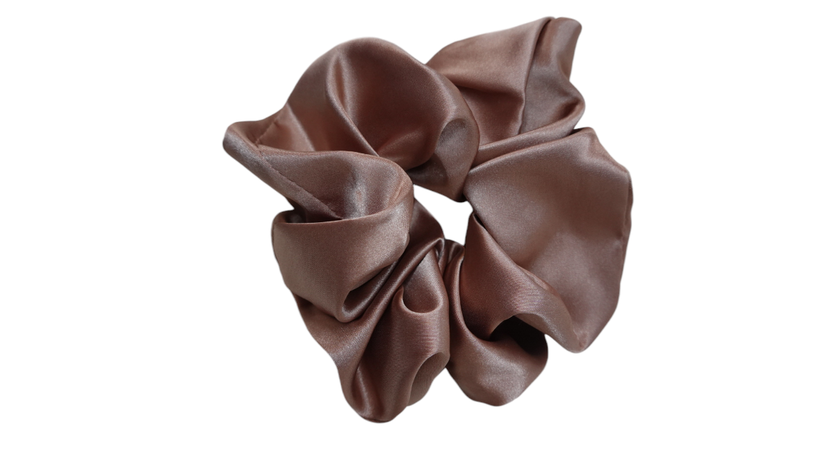 Picture of XL size satin scrunchie