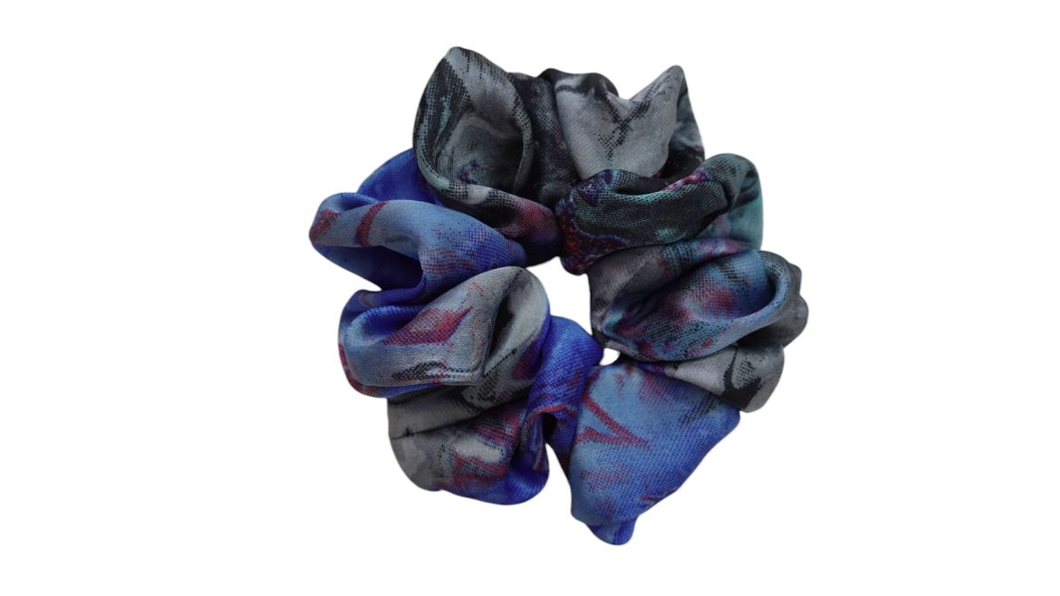 Picture of XL size satin scrunchie