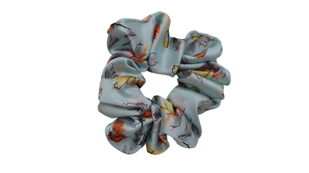 Picture of L size silk scrunchie