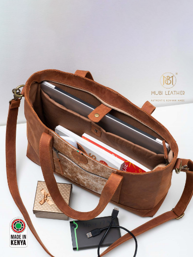 Picture of SAHARA LEATHER TOTE BAG