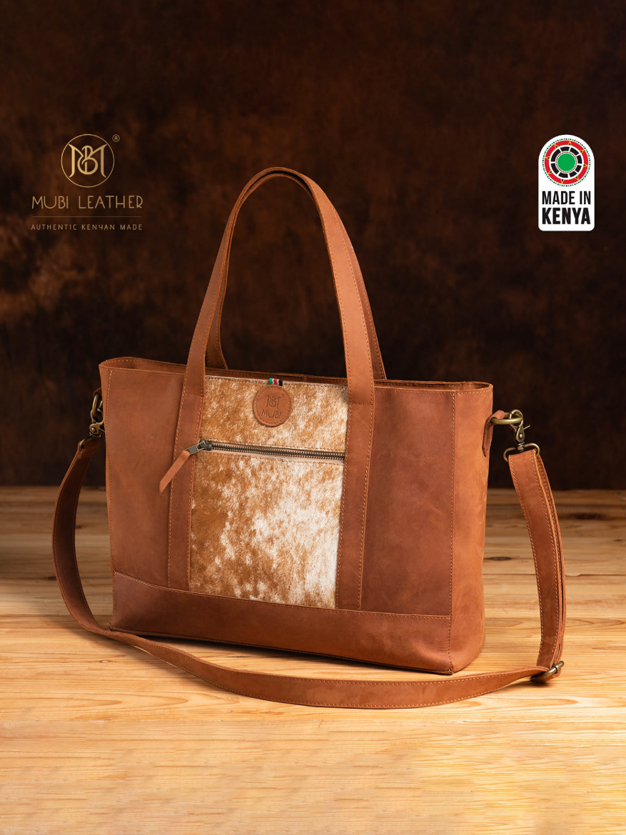 Picture of SAHARA LEATHER TOTE BAG