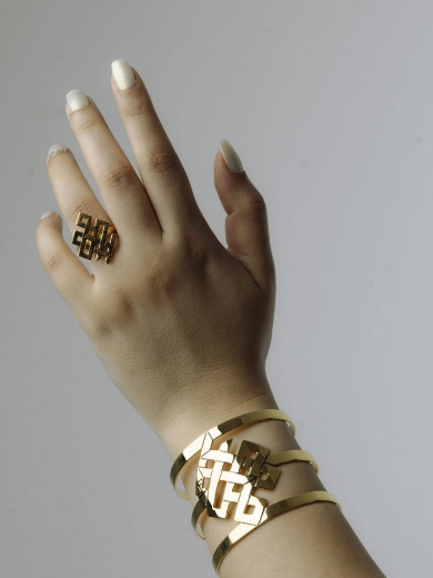 Picture of Aslaal Bracelet Gold Plated