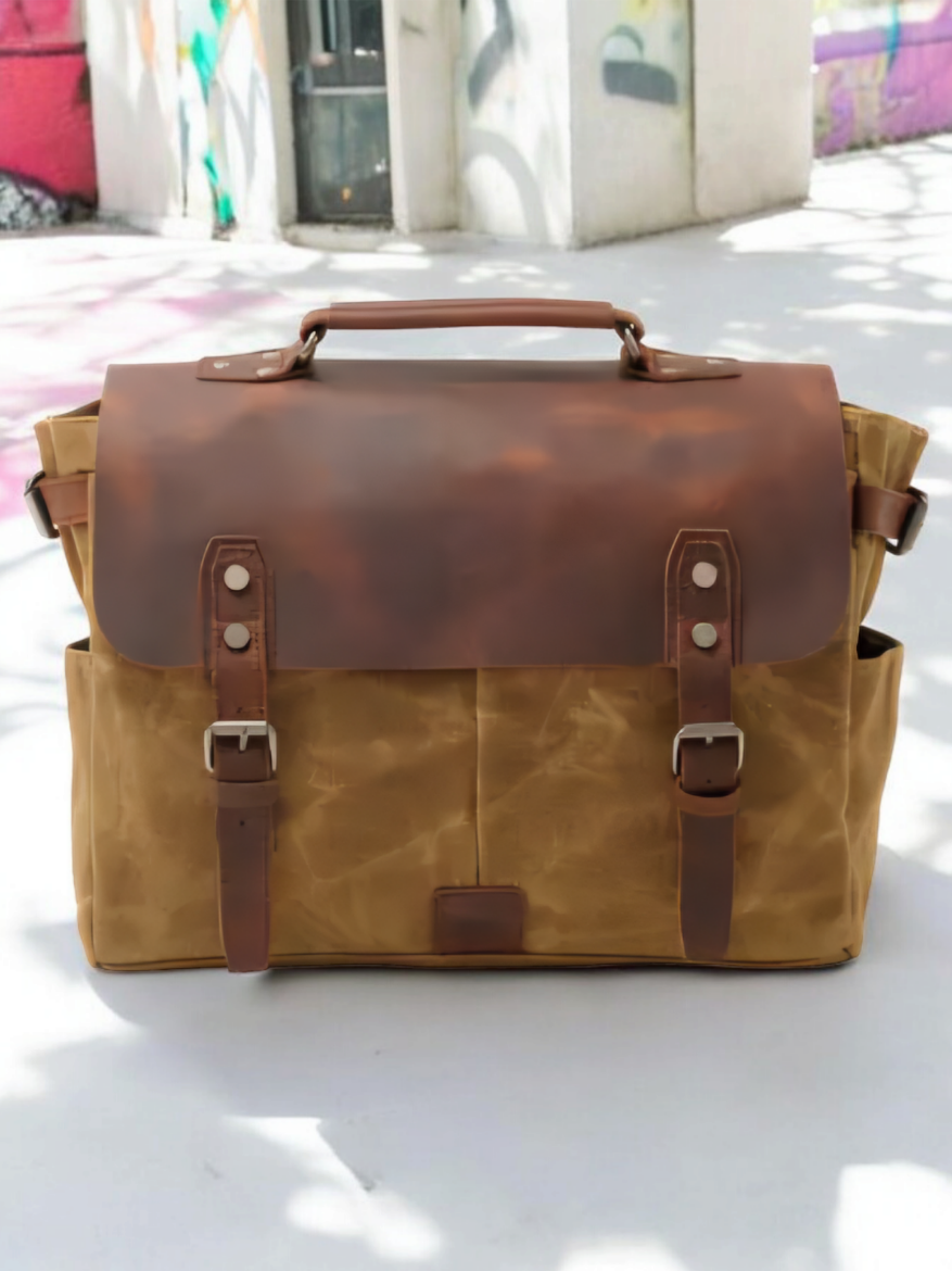 Picture of  Full-Grain Leather Laptop Bag