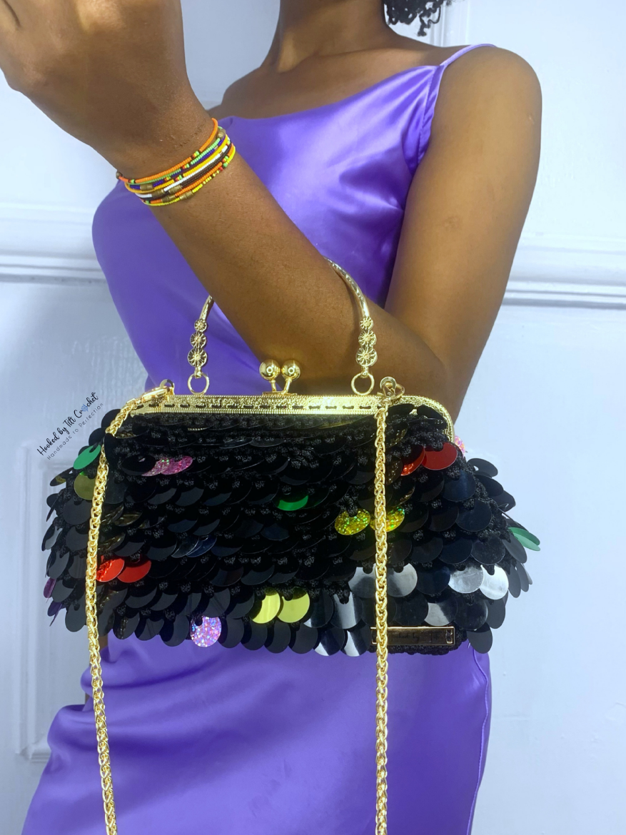 Picture of The “Glamour” Sequin Crochet Bag