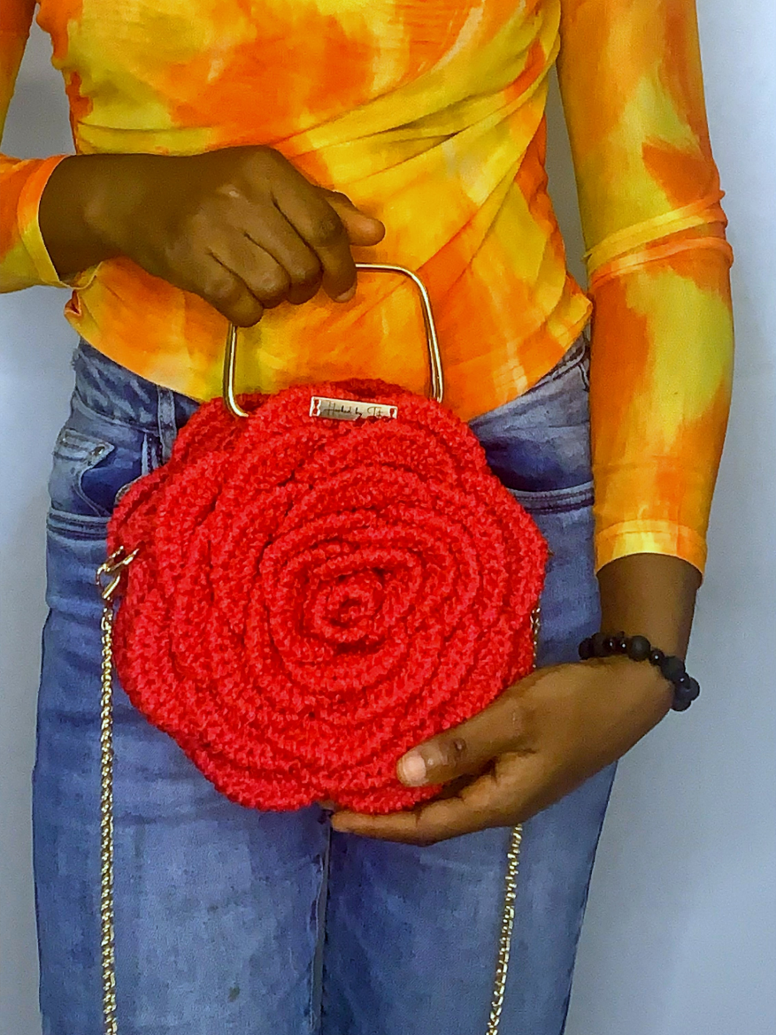 Picture of The “Rose” Crochet Bag