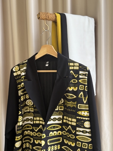 صورة Black Formal Abaya - with Yalow