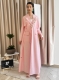 Picture of Pink Lenin Formal Abaya 