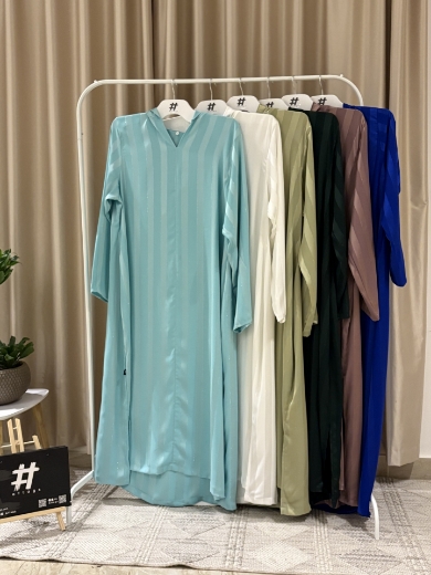 Picture of Abaya satin Marocan style 