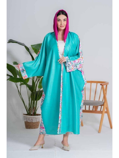 صورة عباءة زهور الكاريبي