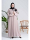 Picture of The Mocha Flower Abaya Coat 🧥 
