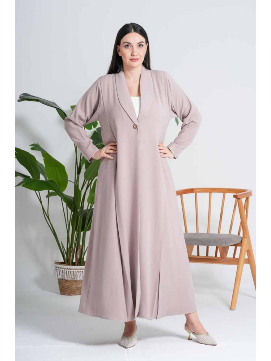 Picture of The Tailored Lapel Coat Dress/Abaya