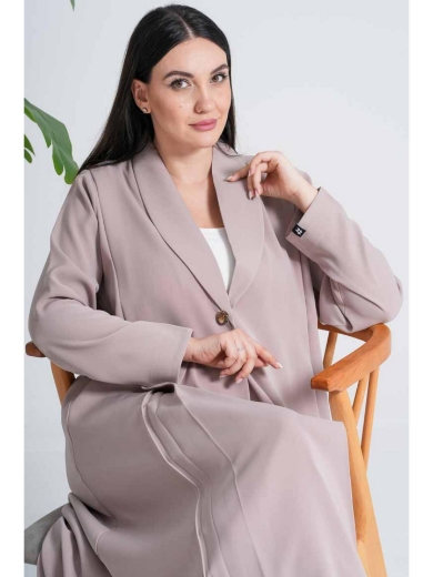 Picture of The Tailored Lapel Coat Dress/Abaya