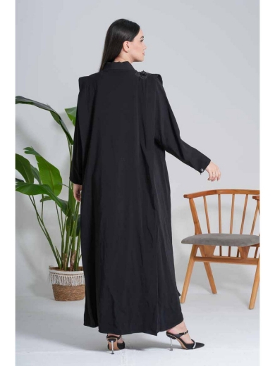 صورة كيمونو الساتان "أحلام الورد" الوردي الناعم