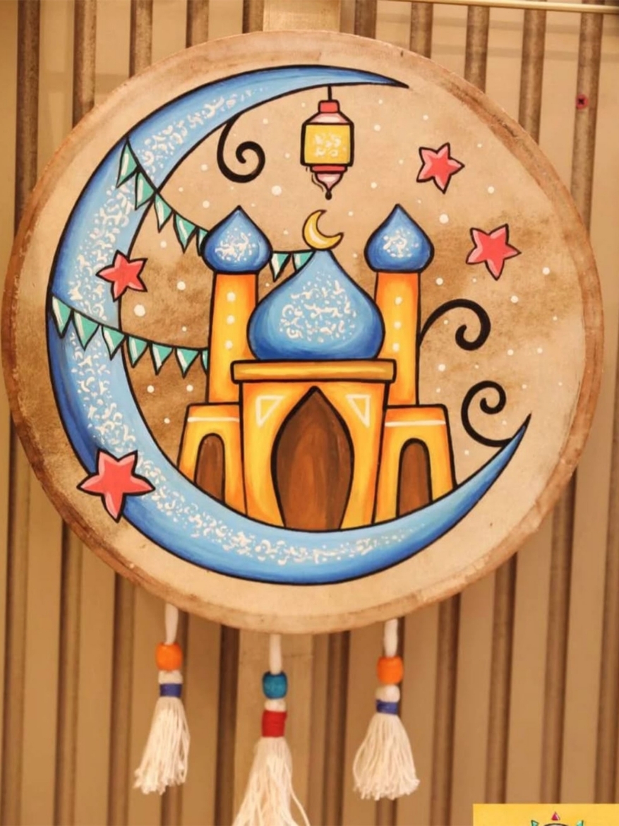 صورة دف مرسوم يدويا 