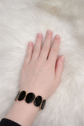 صورة Bracelet black & white